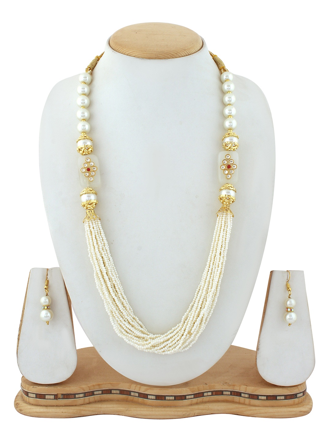 

ahoora Gold Plated Beaded Jewellery Set