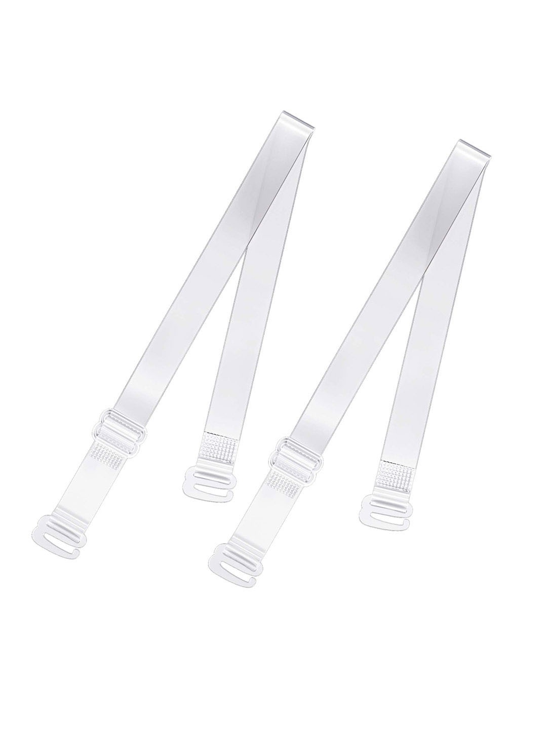 

KRENOZ Women Set of 4 Transparent Plastic Straps and Extenders Lingerie accessories