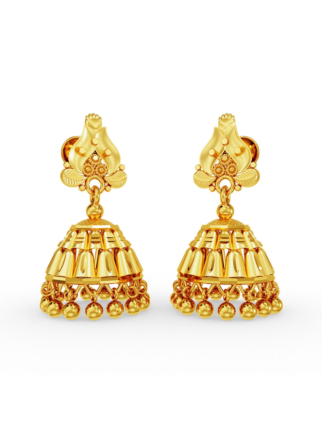 

Joyalukkas 22 KT Yellow Gold Earring