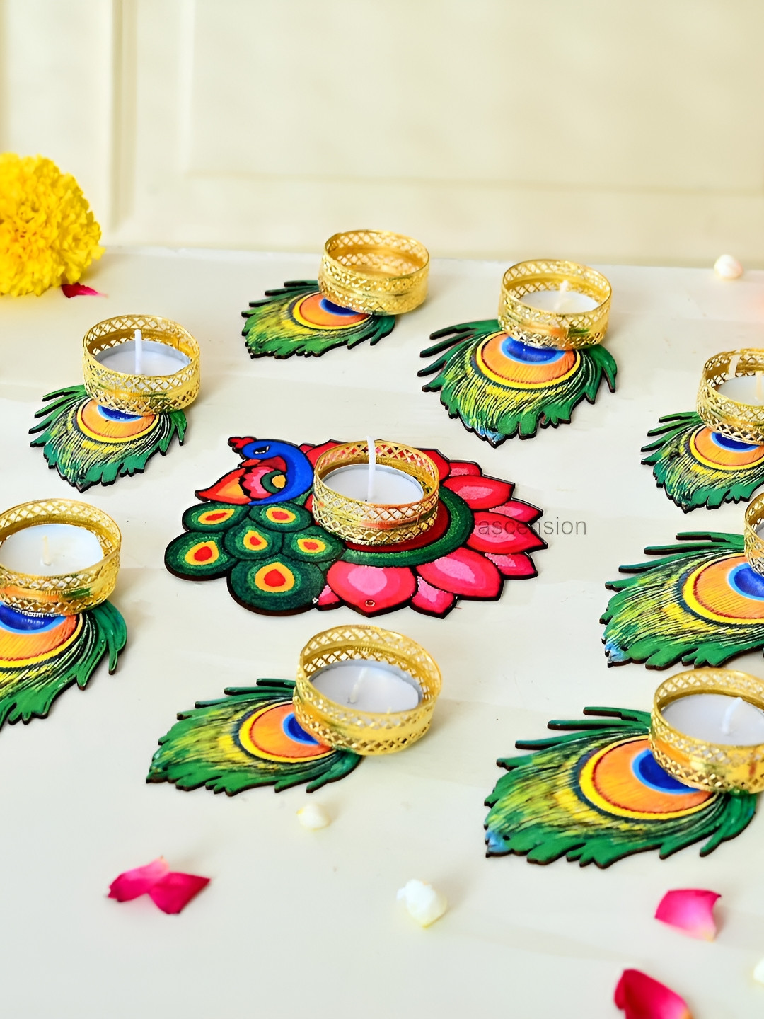

Ascension Yellow & Green Candle Holder