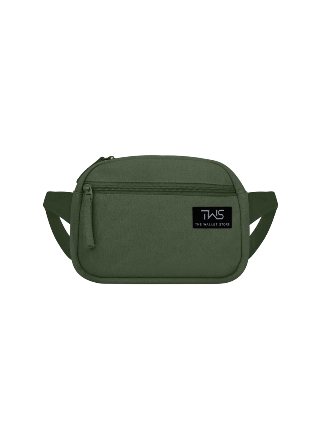 

The Wallet Store Textured Compact Pouch Travel Accessory, Olive