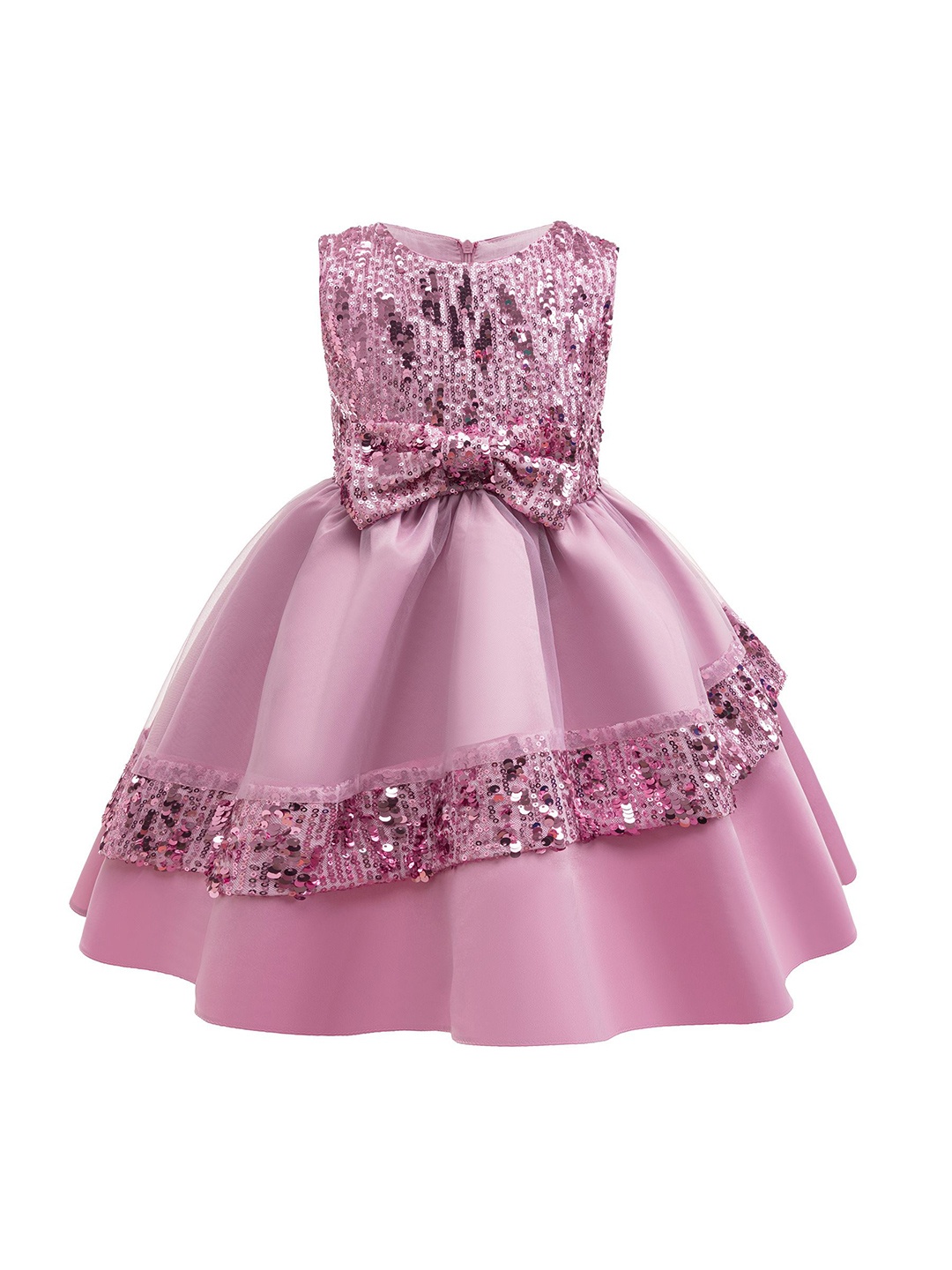 

StyleCast x Revolte Embellished Balloon Dress, Pink