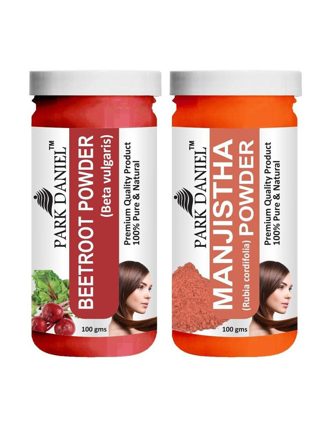 

Park Daniel Set Of 2 Beetroot & Manjistha Powder Face Pack - 100 g Each, White
