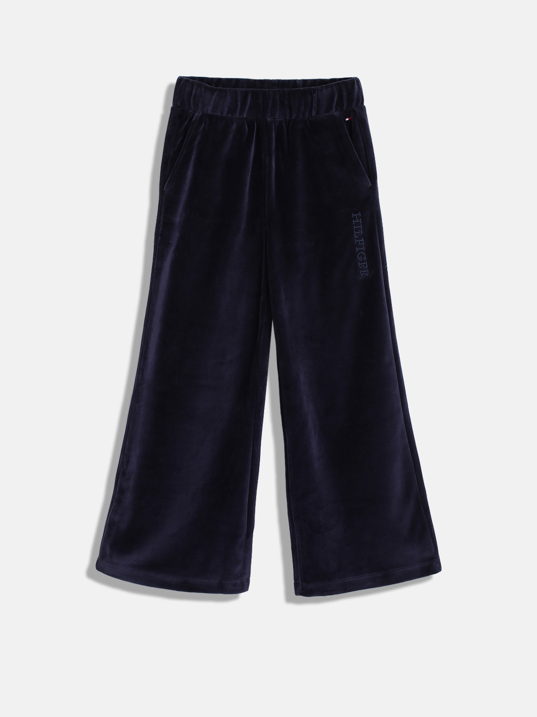 

Tommy Hilfiger Girls Flared Wide Leg Trousers, Blue