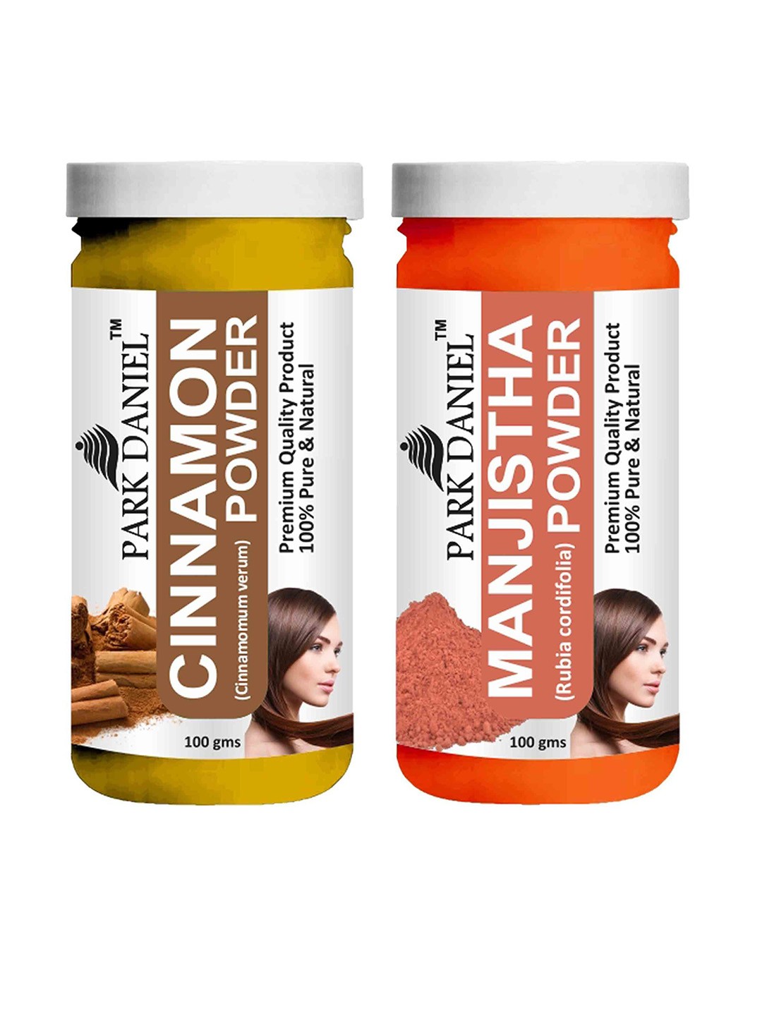 

Park Daniel Set Of 2 Cinnamon & Manjistha Powder - 100 g Each, Transparent