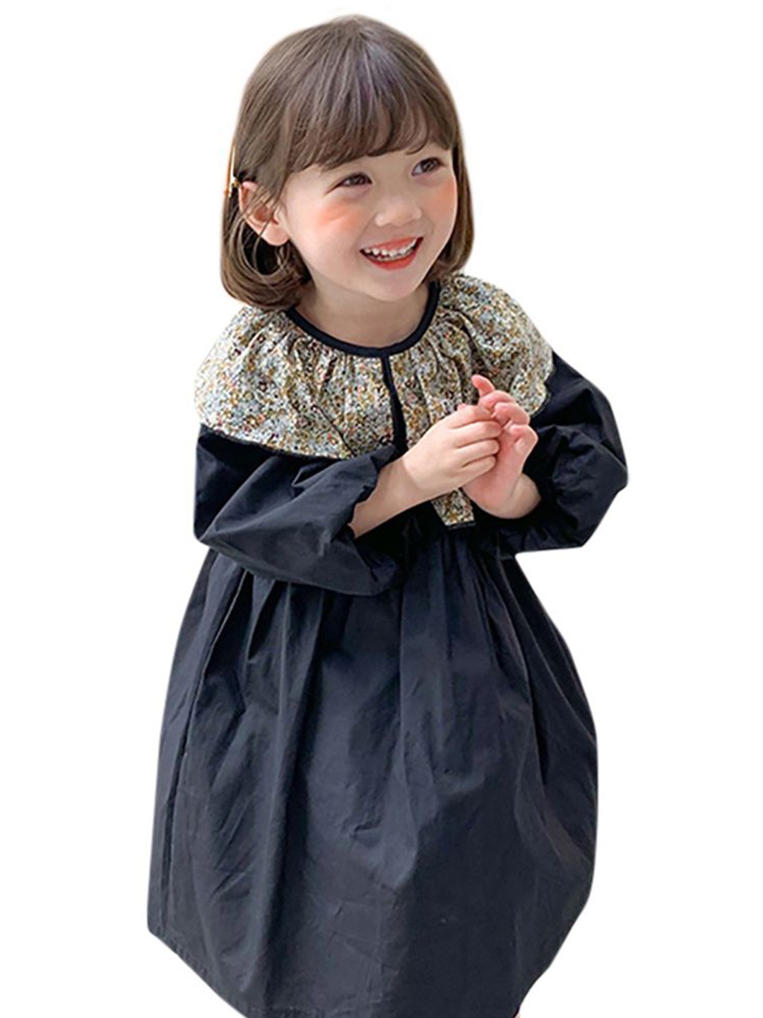 

StyleCast x Revolte Applique A-Line Dress, Navy blue