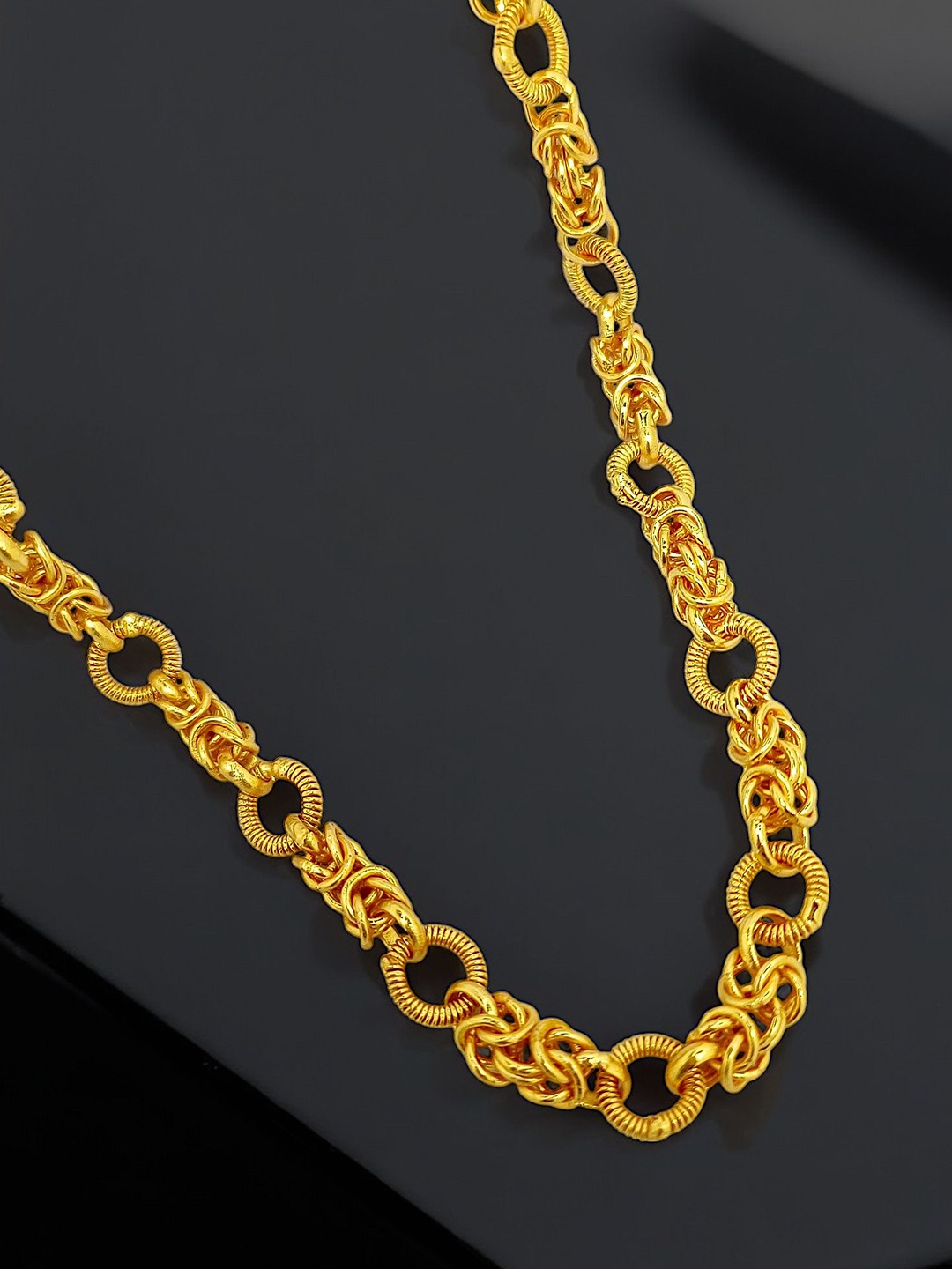 

9blings Men Gold-Plated Minimal Link Chain