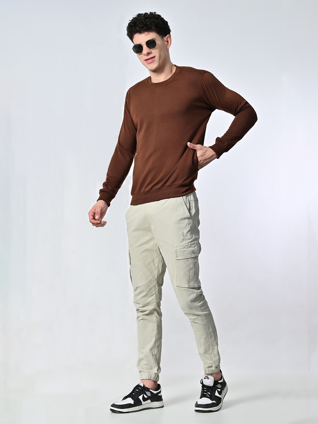 

BAESD Men Sweatshirt, Brown