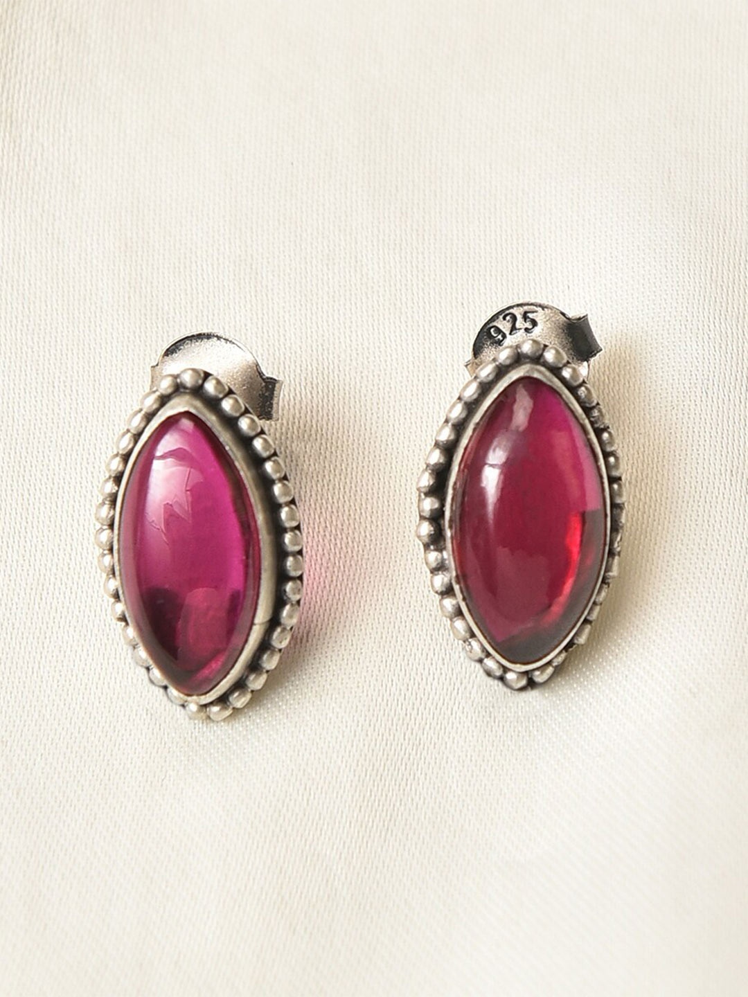 

JAYPORE Silver-Plated Contemporary Studs