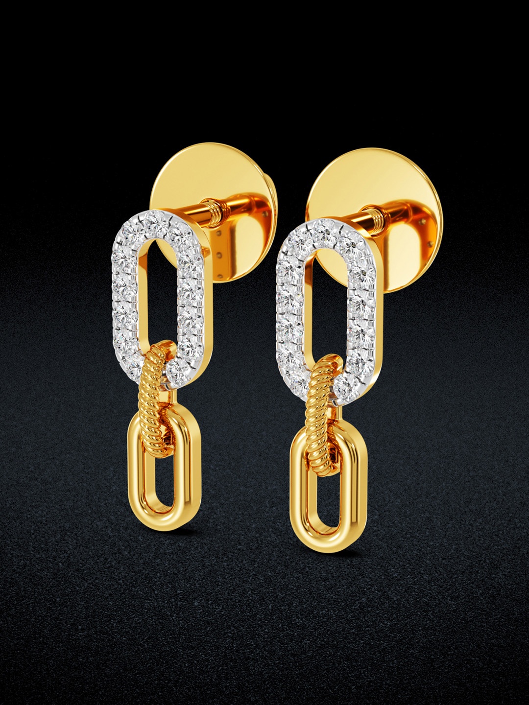 

Joyalukkas Women 22KT Earring Gold 0.45 Carat 2.05 gm