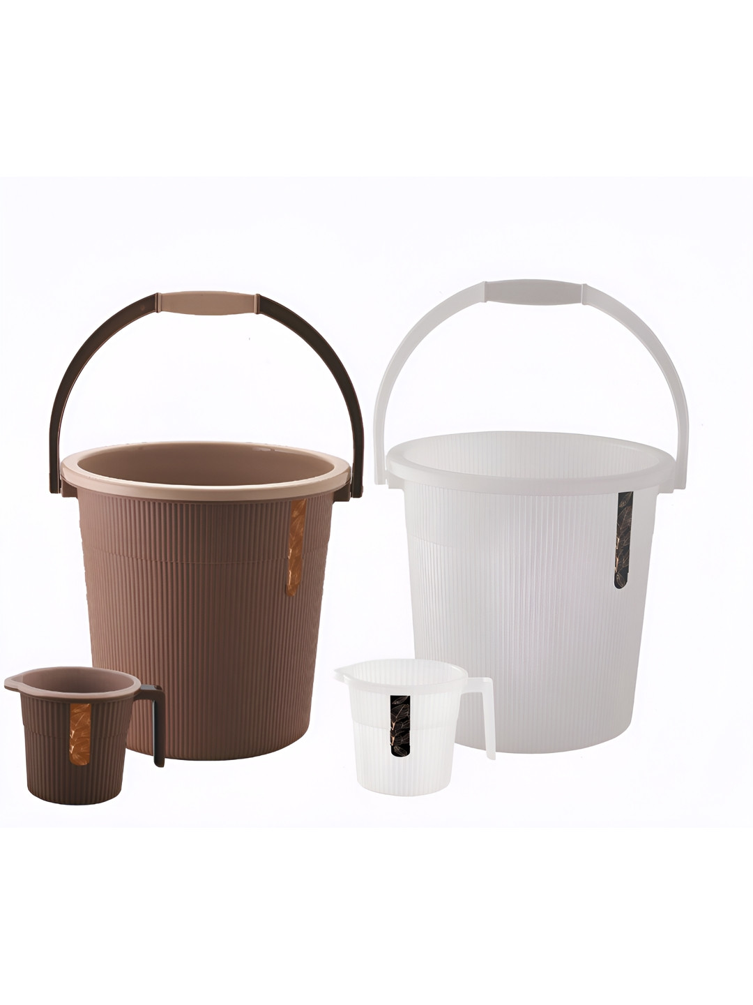 

NABHYA White 4 Plastic Core