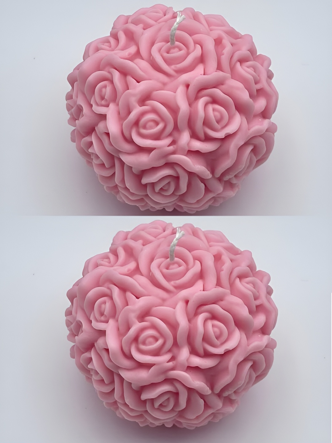 

Atorakushon Pink 2 Pieces Scented Rose Ball Candles