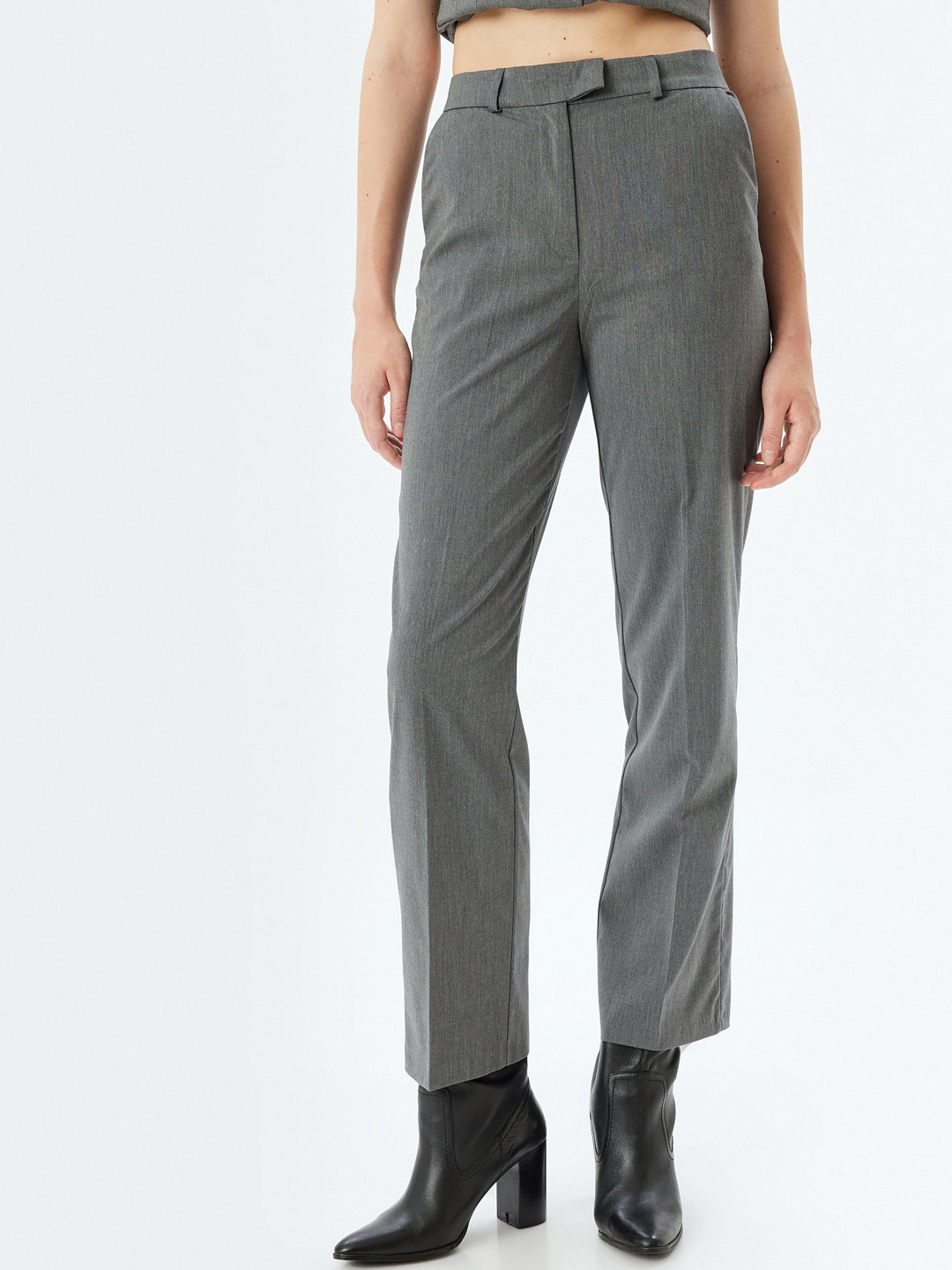 

Koton Women Striped Trousers, Blue