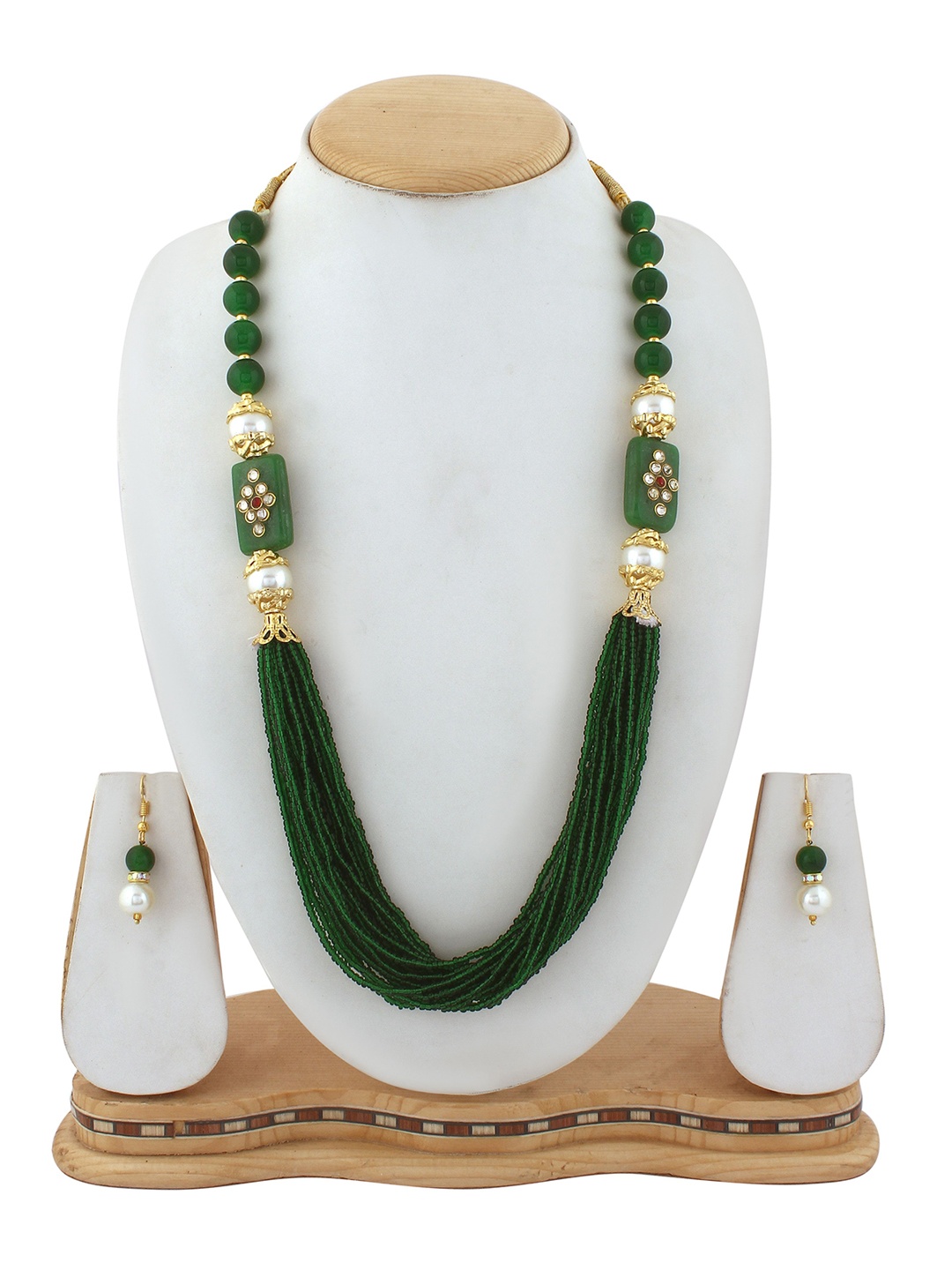 

ahoora Gold-Plated Beaded Jewellery Set