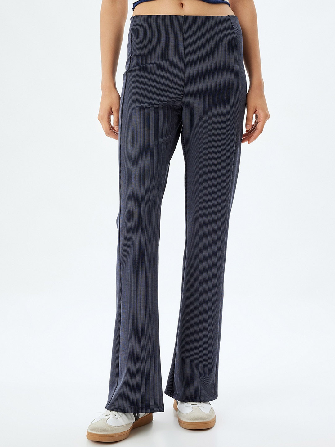 

Koton Women Flared Trousers, Yellow