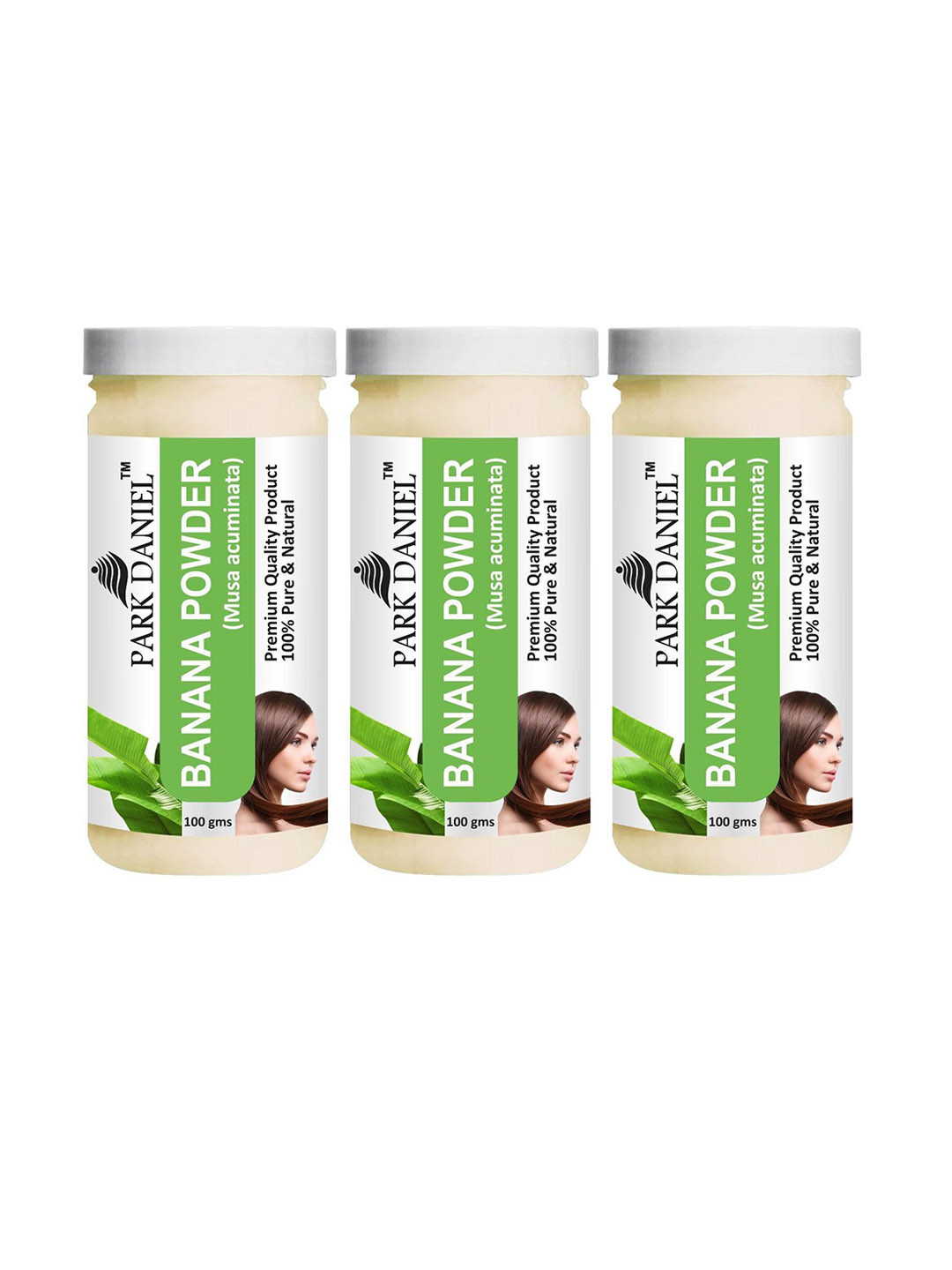 

Park Daniel Set Of 3 Banana Face Powder - 100 g Each, White