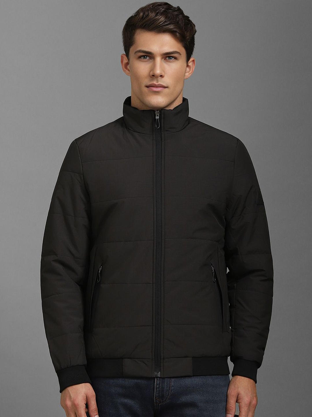 

Louis Philippe Sport Men Padded Jacket, Black