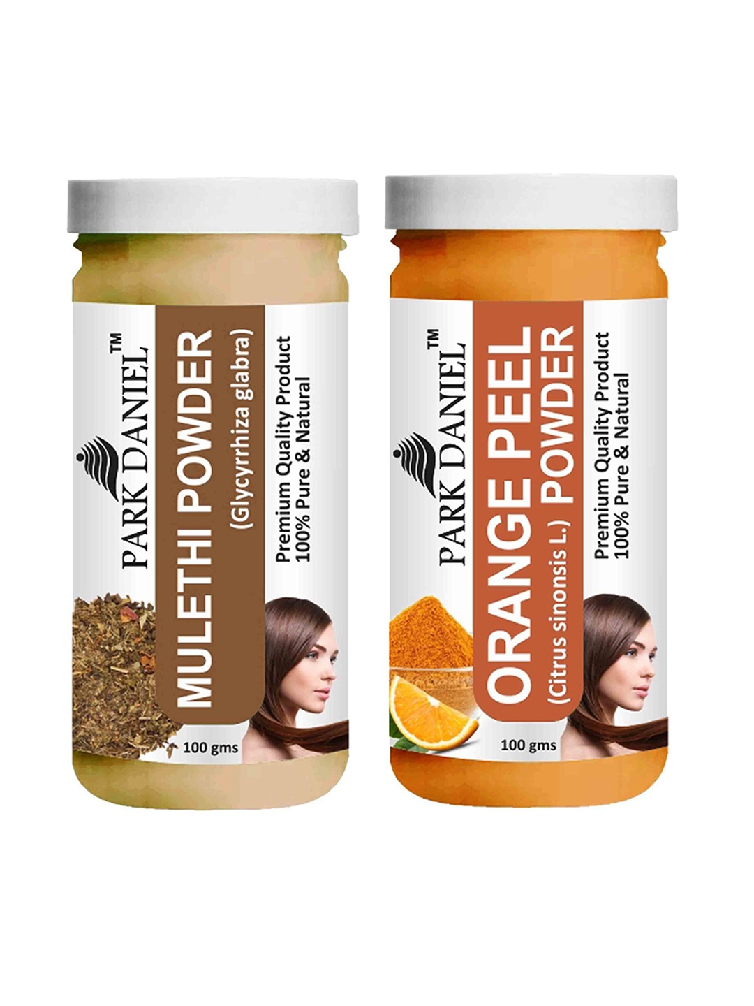 

Park Daniel Set Of 2 Orange Peel & Mulethi Powder Face Mask - 100 g Each, White