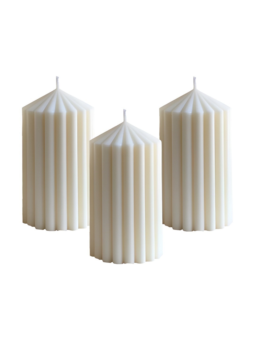 

Atorakushon Off White 2 Pieces Scented Couple Candles