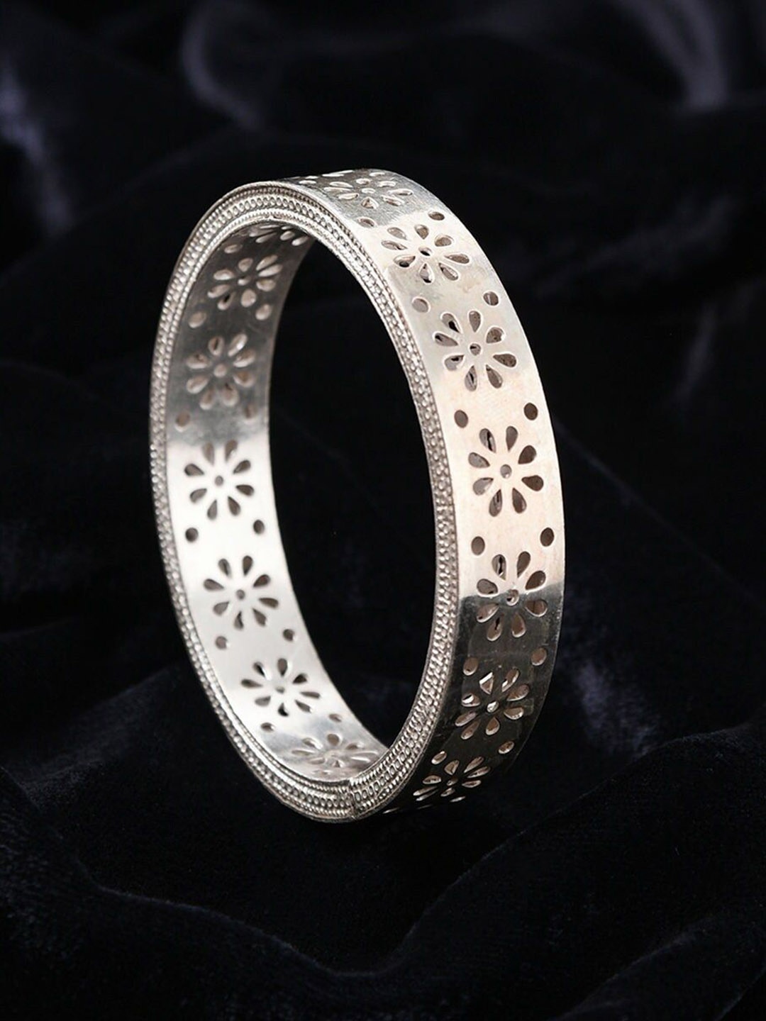 

JAYPORE Cut-Out Design Bangle, Silver