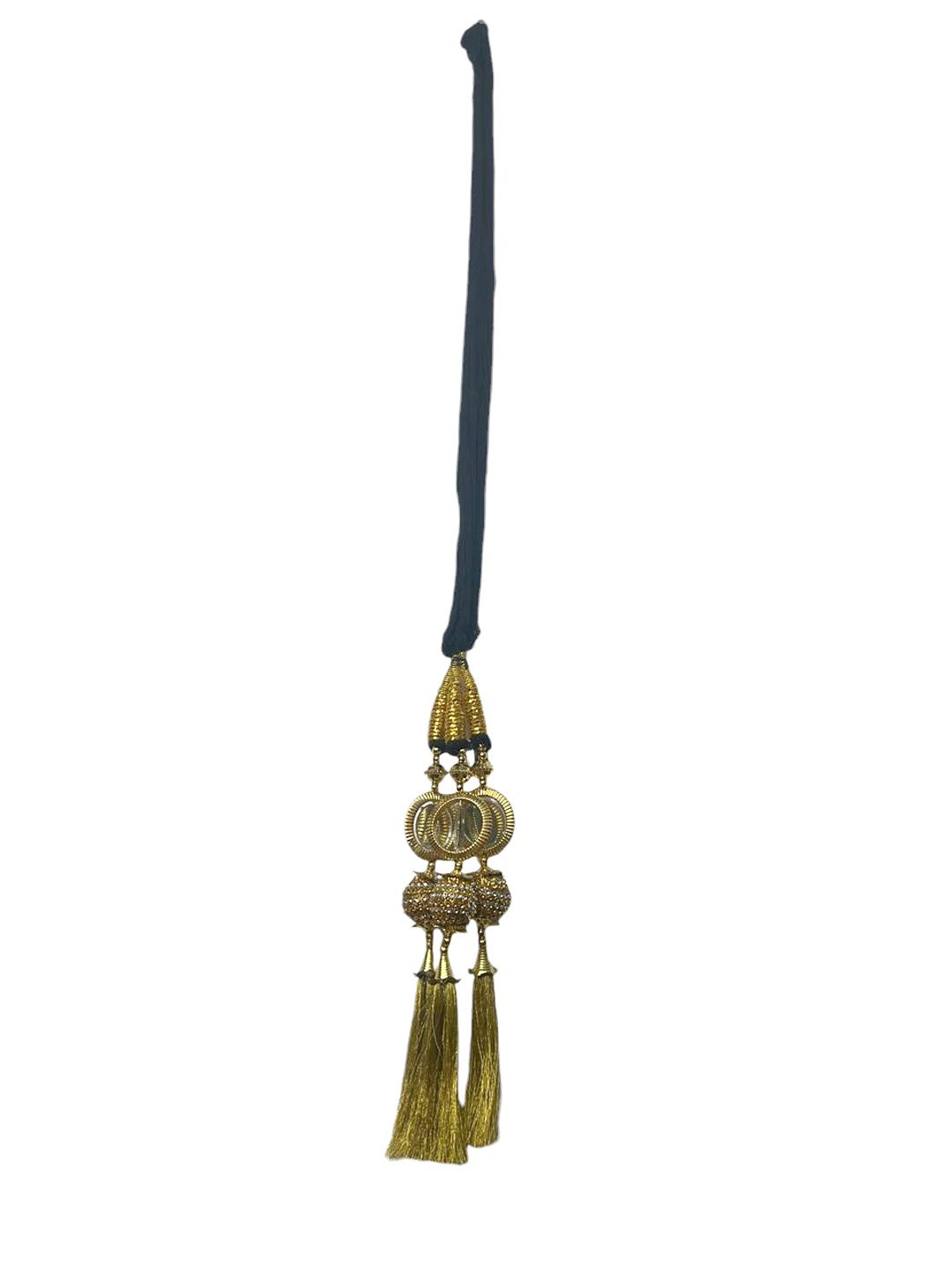 

FIMBUL Patiala Bridal Paranda, Black