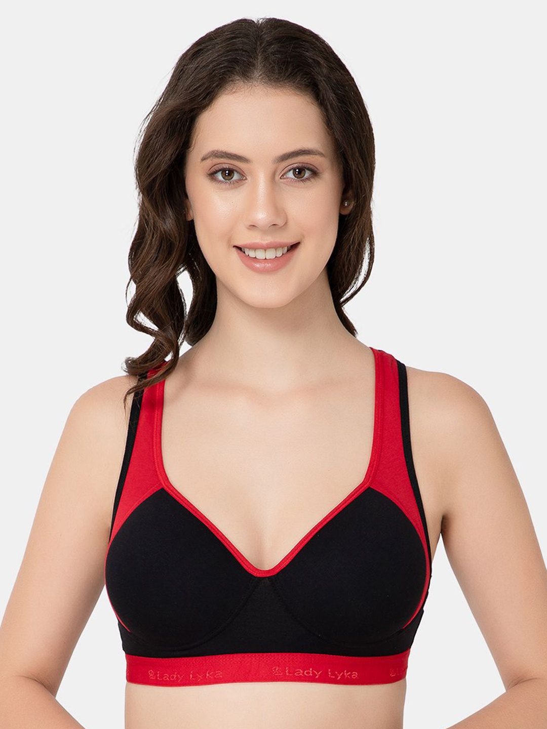 

Lady Lyka Bra Full Coverage Lightly Padded, Red