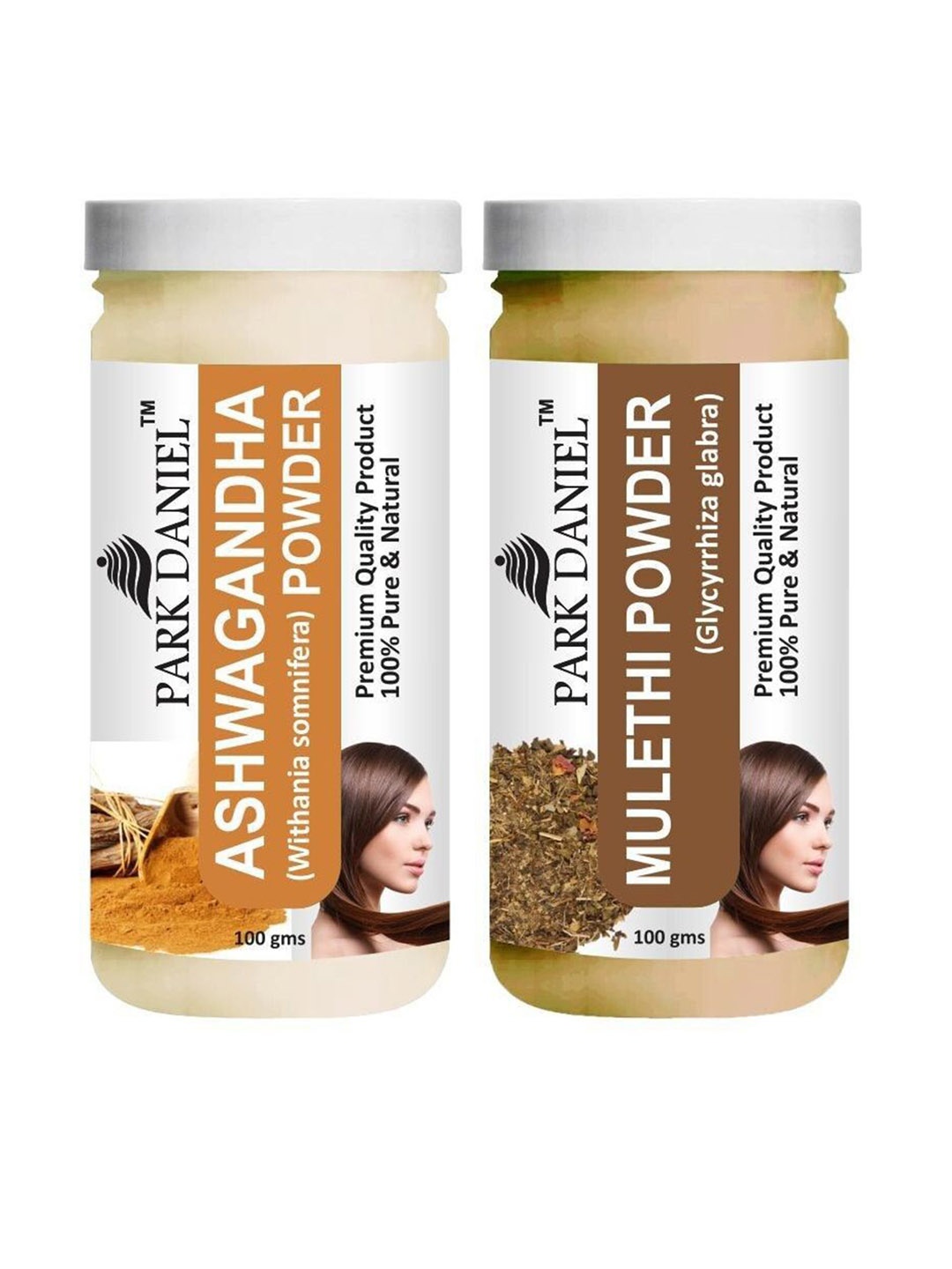 

Park Daniel Set Of 2 Ashwagandha & Mulethi Powder Face Mask - 100 g Each, White