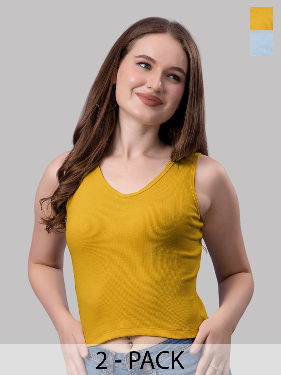 

Friskers Cotton Crop Top, Turquoise blue