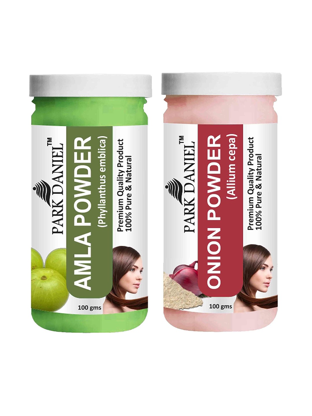 

Park Daniel Set Of 2 Amla & Onion Powder For SKin & Hair- 100g Each, White