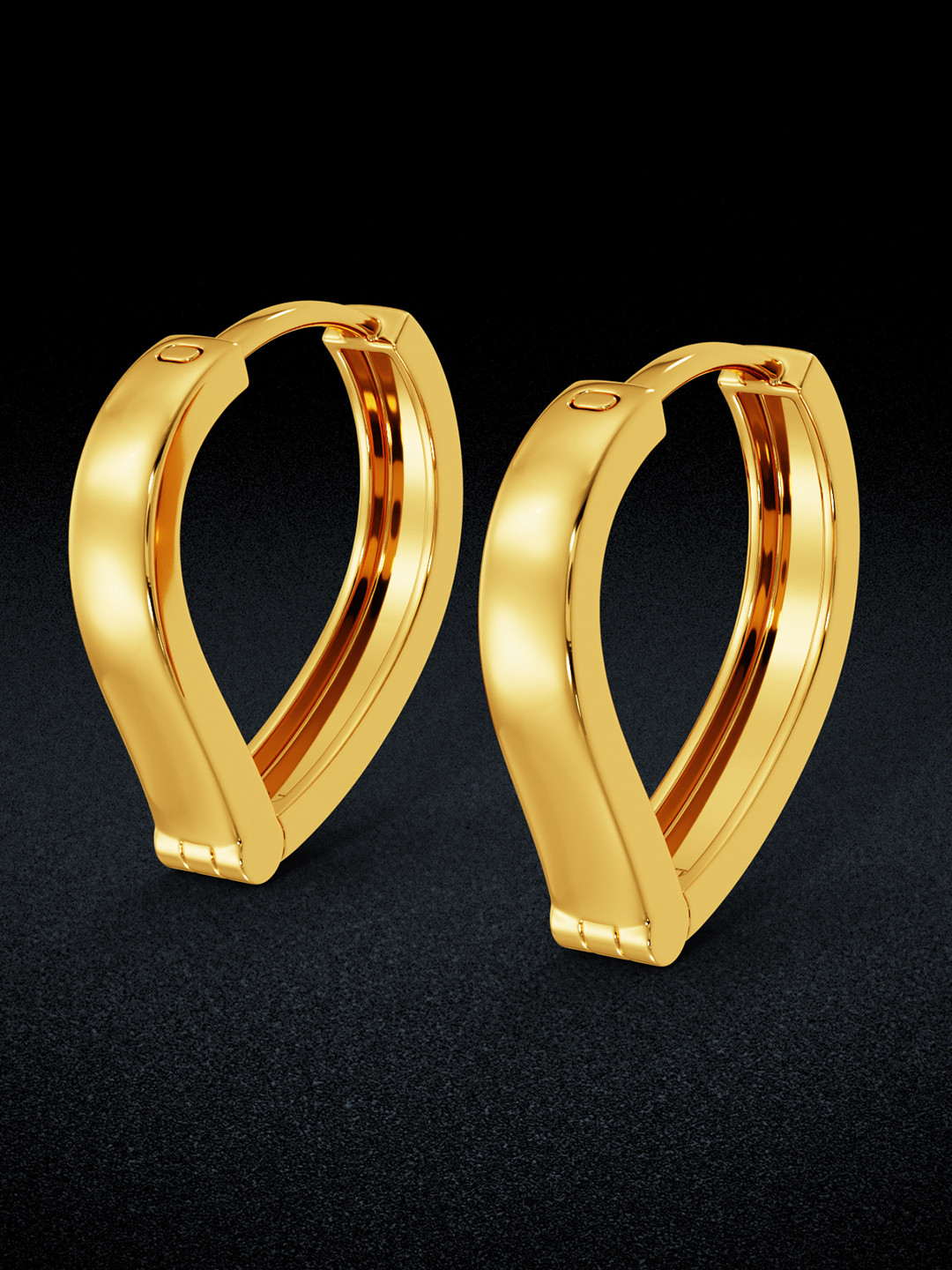 

Joyalukkas 22KT Yellow Gold Earrings Gold - 1.6 gm