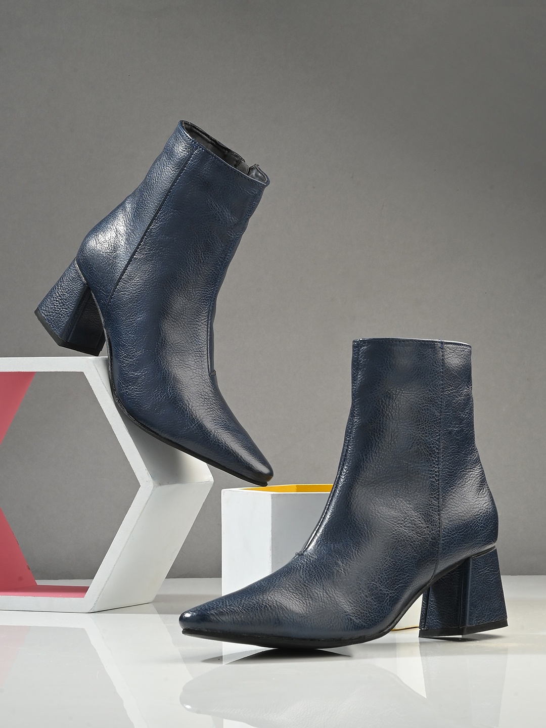 

CARLO ROMANO Women High Top Long Boots, Blue