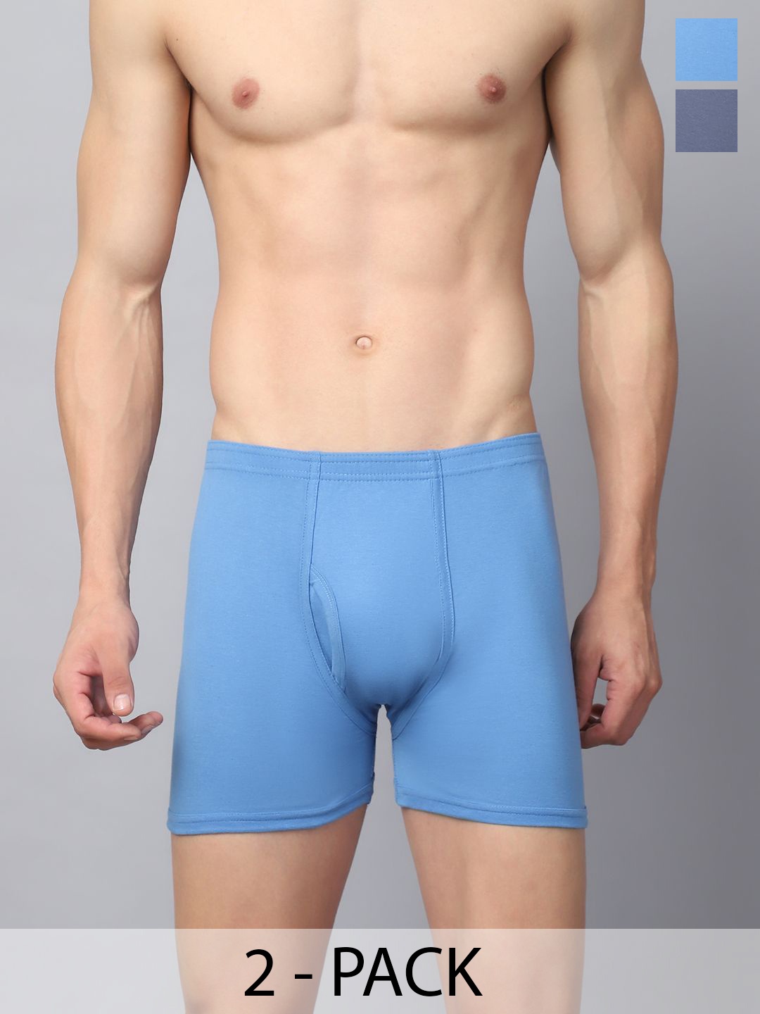 

VIMAL JONNEY Men Pack Of 2 Assorted Cotton Trunk JONNEY__BLUE__C__02