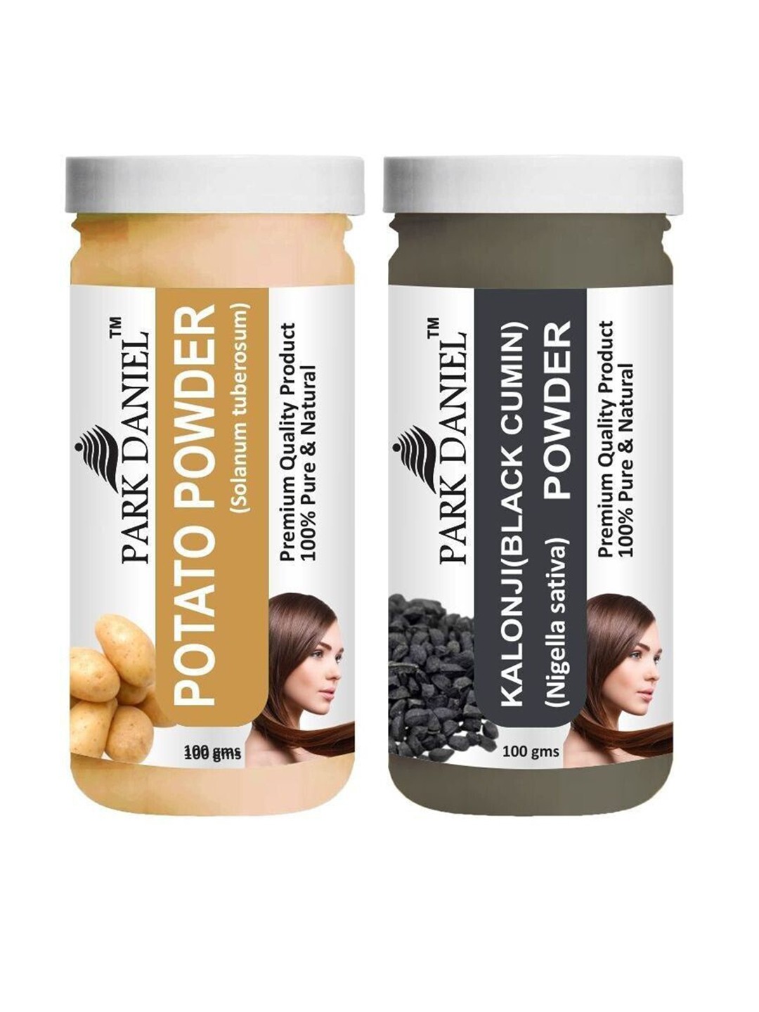 

Park Daniel Set Of 2 Kalonji Powder & Potato Powder Face Mask - 100 g Each, White