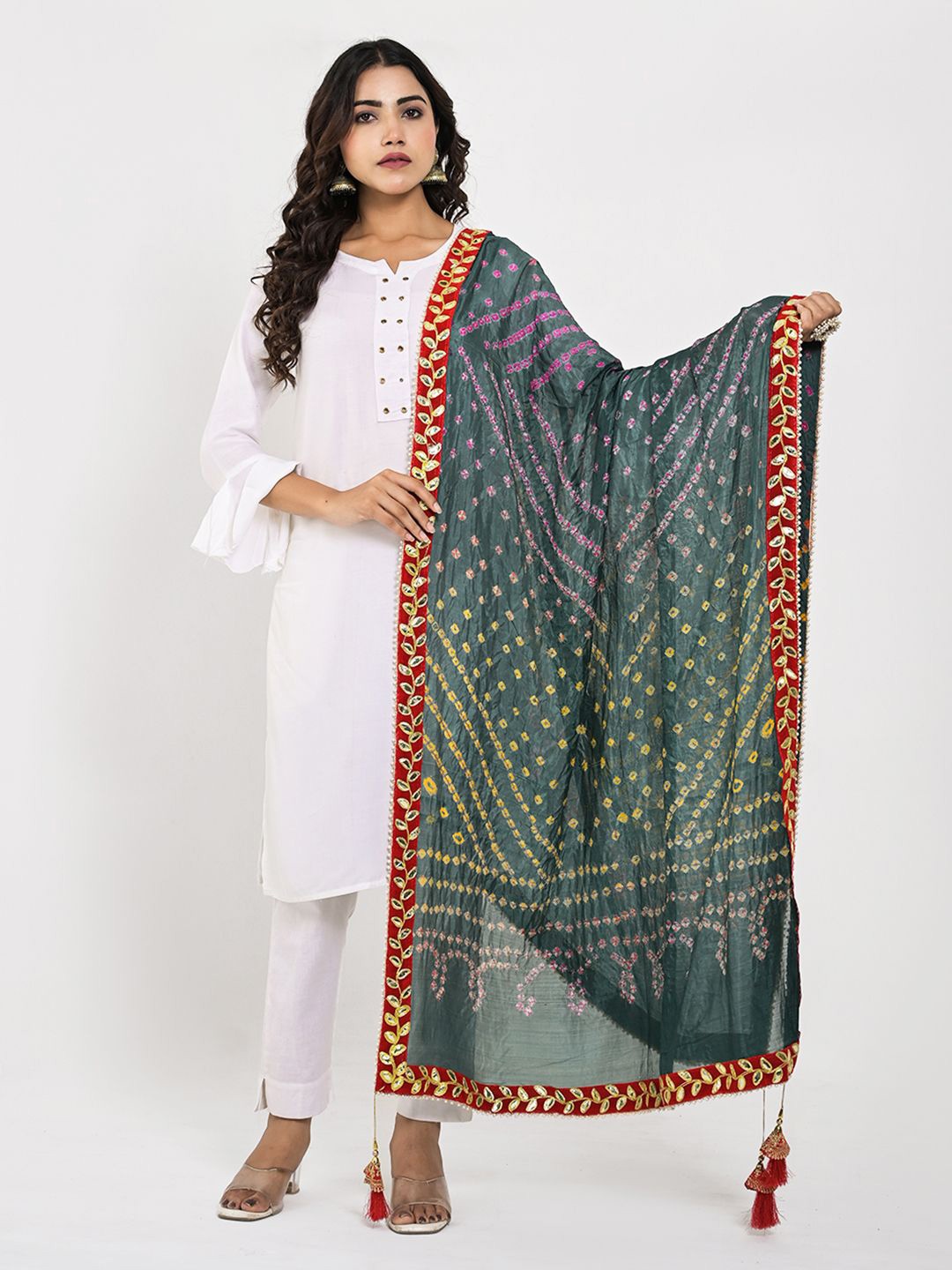 

Apratim Printed Dupatta, Grey