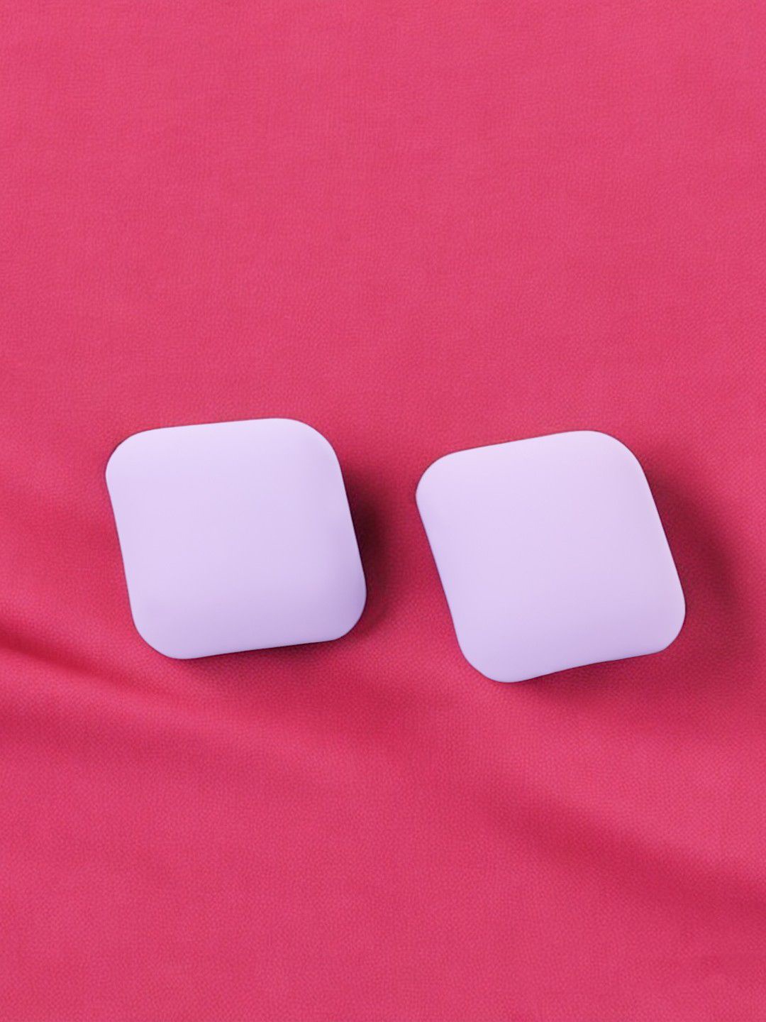 

FIMBUL Square Shaped Studs, Lavender