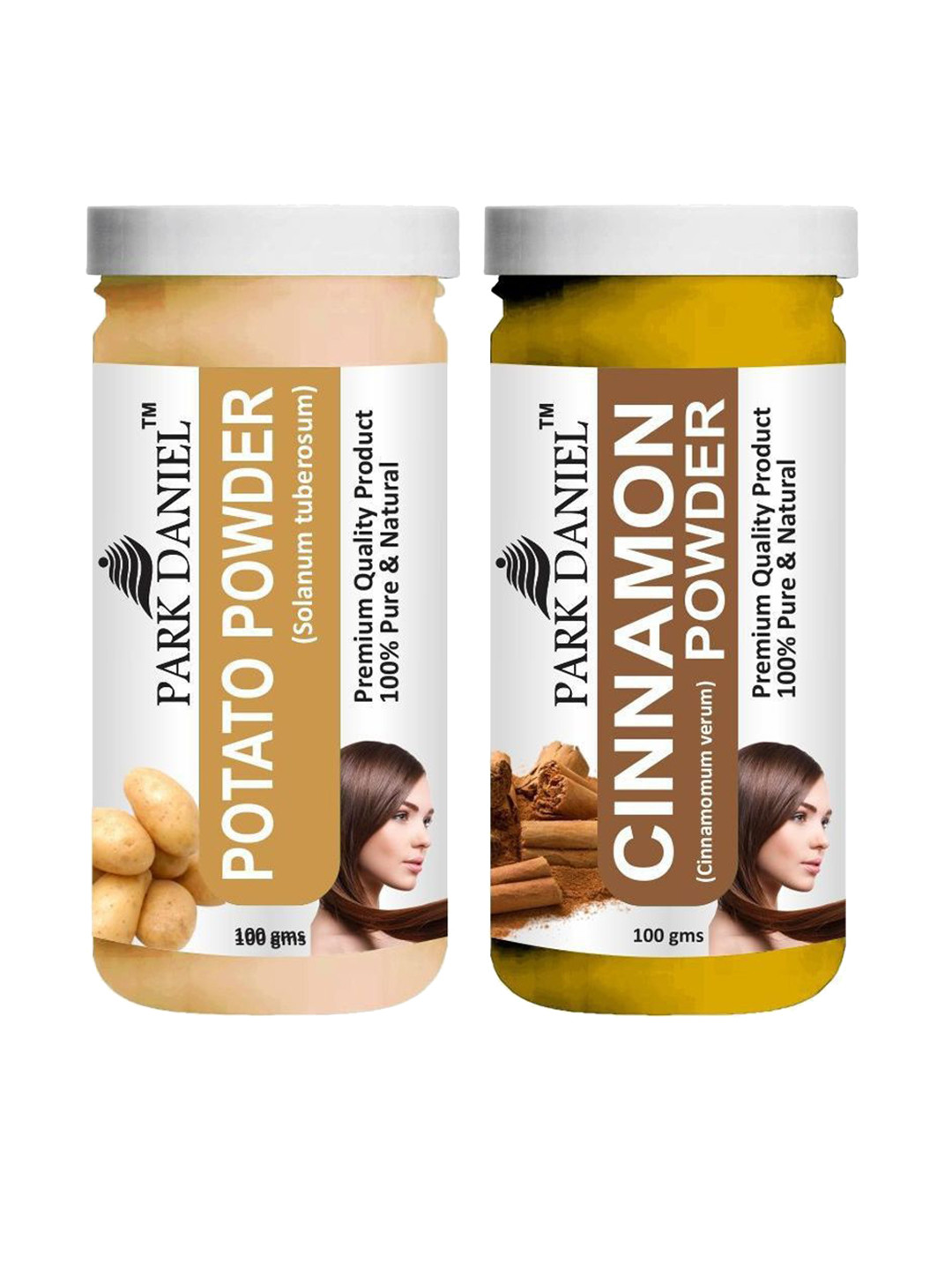 

Park Daniel Set Of 2 Potato & Cinnamon Powder - 100 g Each, White