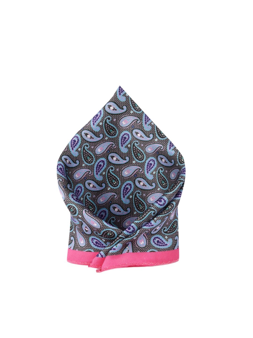 

Peter England Printed Microfiber Pocket Squares, Grey