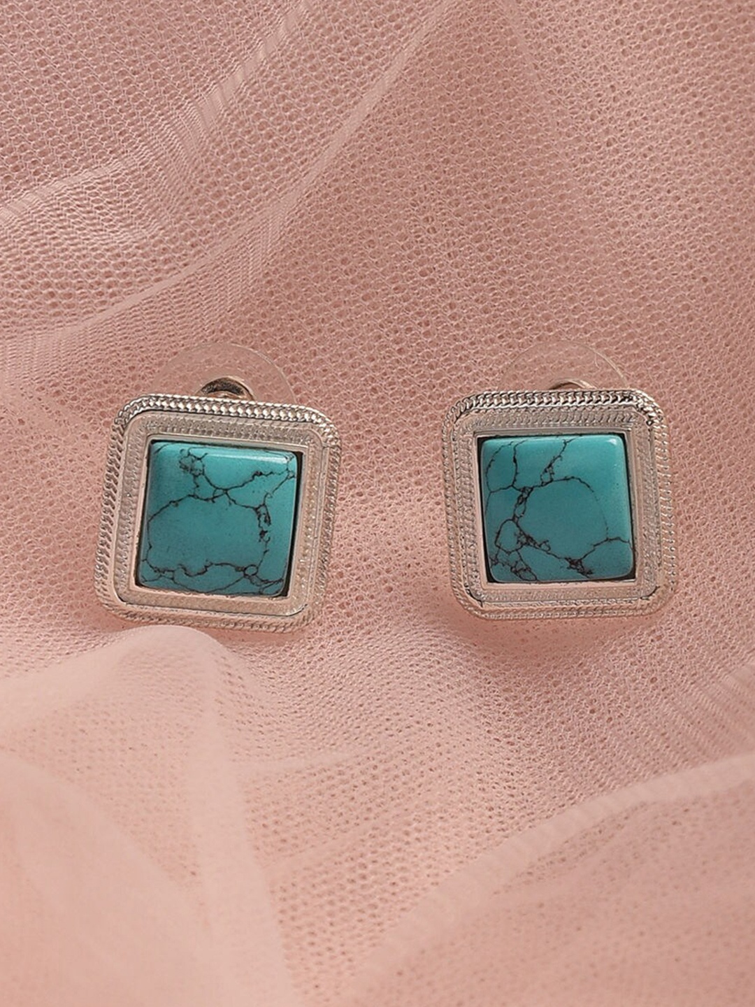 

JAYPORE Gold-Plated Contemporary Studs Earrings