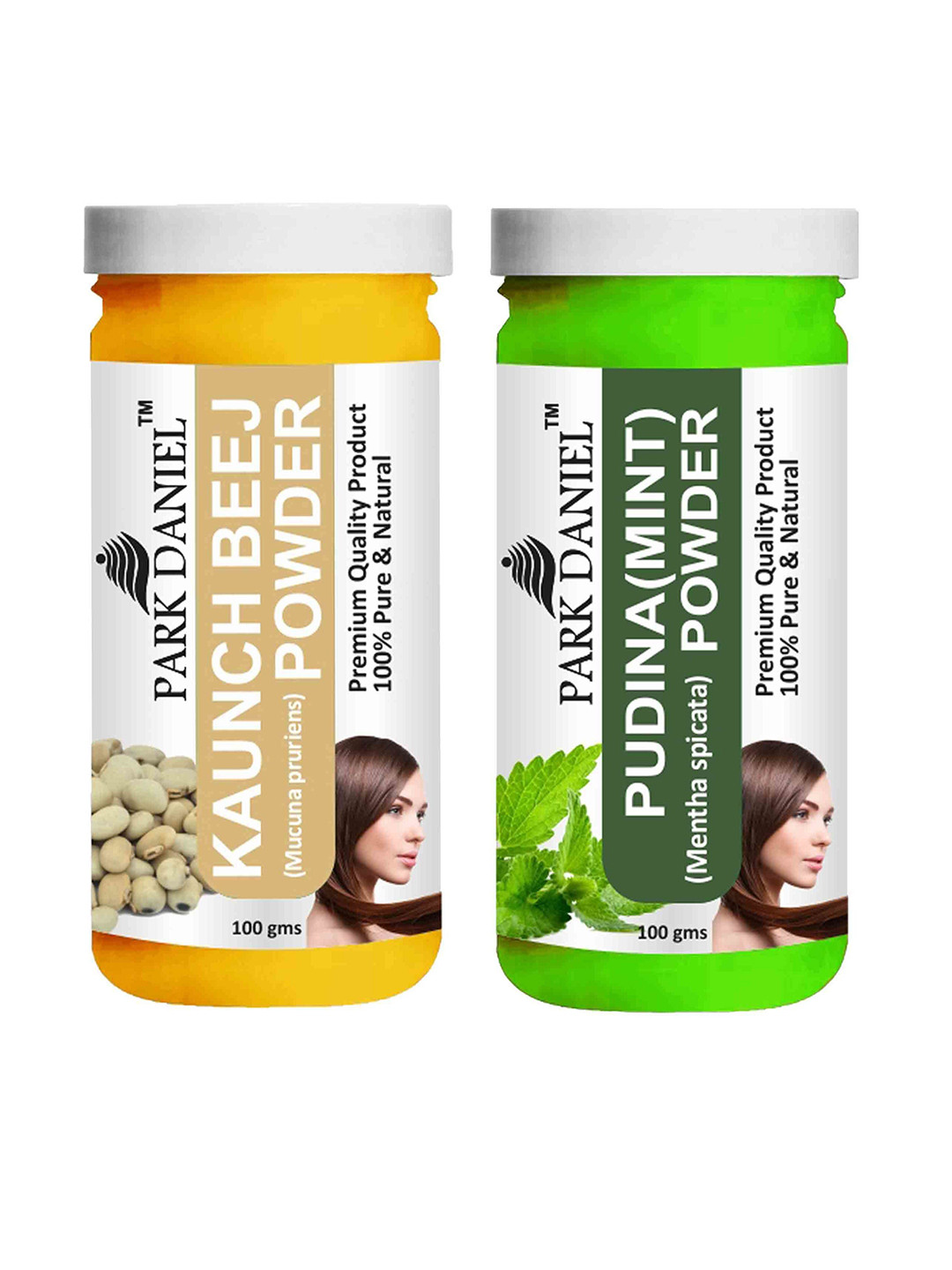 

Park Daniel Set Of 2 Kaunch Beej Powder & Pudina Powder - 100 gm Each, Transparent