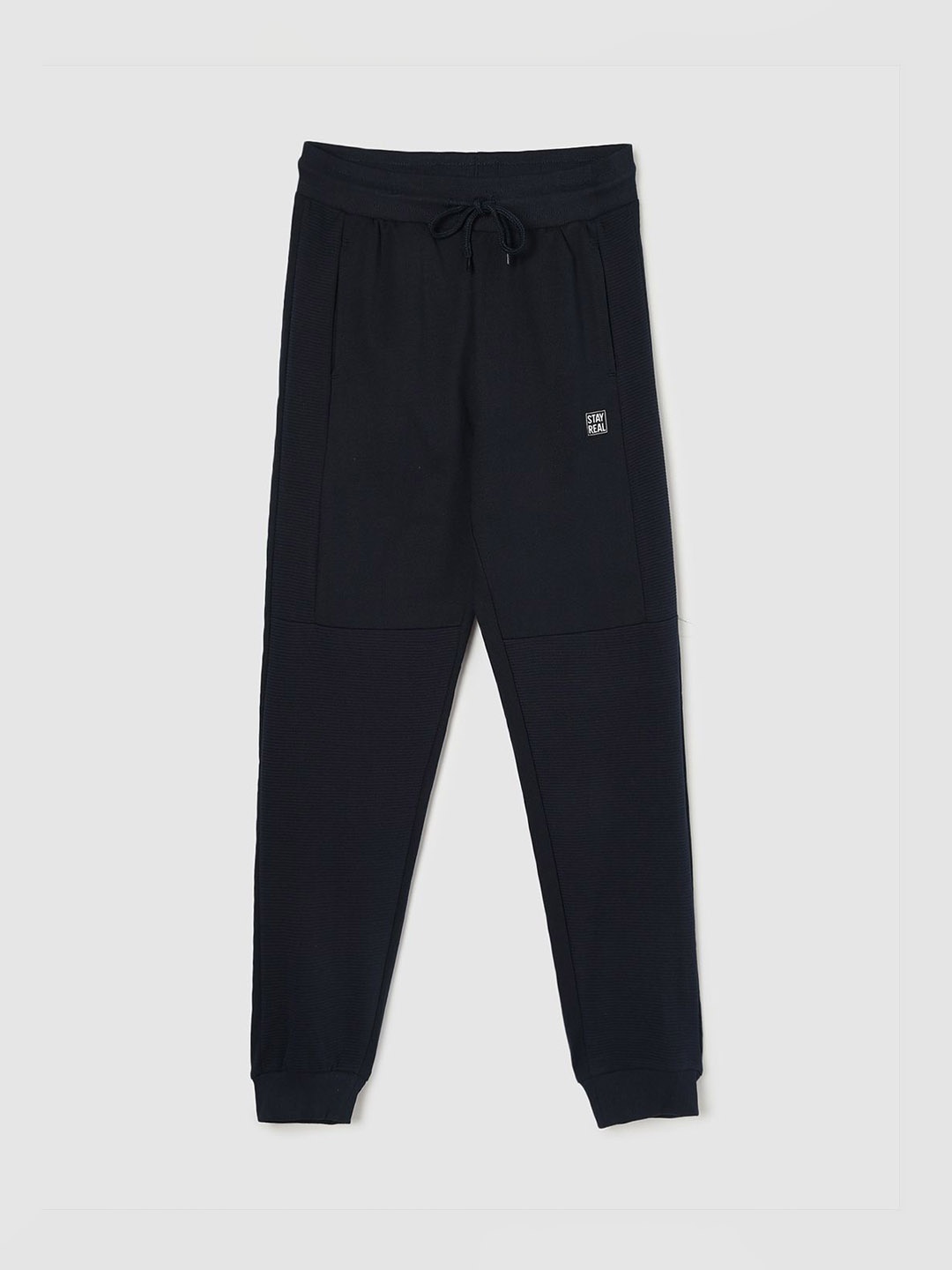 

max Boys Pure Cotton Joggers, Navy blue