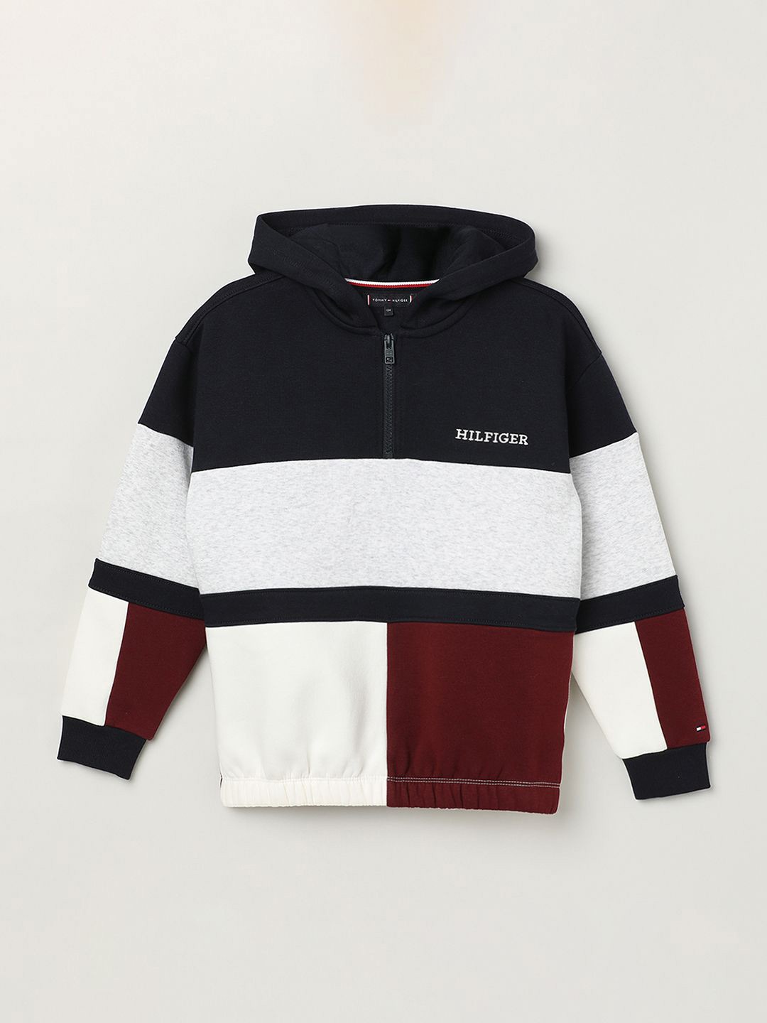 

Tommy Hilfiger Boys Colourblocked Pullover, Black