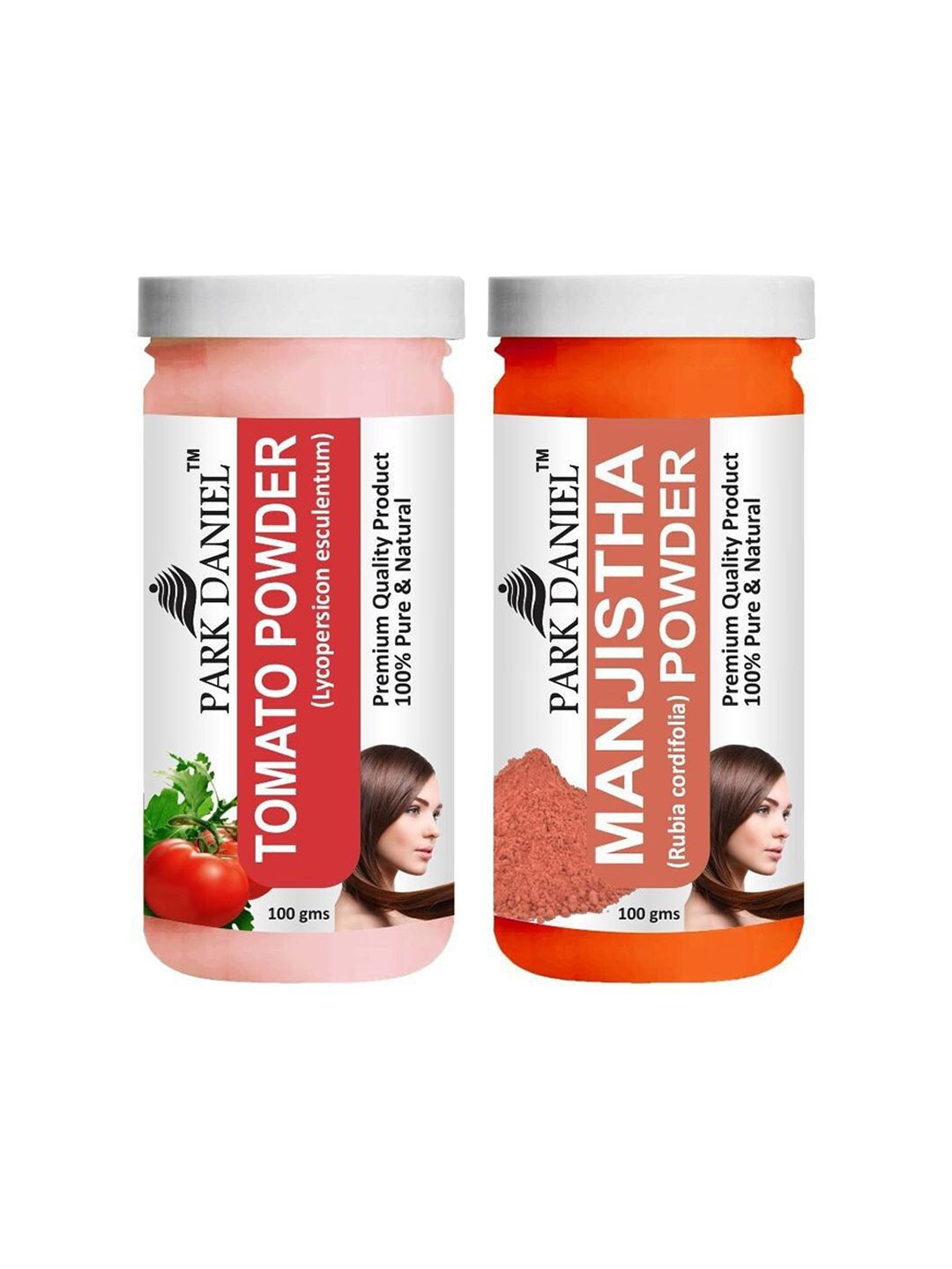 

Park Daniel Set Of 2 Tomato & Manjistha Powder Face Pack - 100 g Each, White
