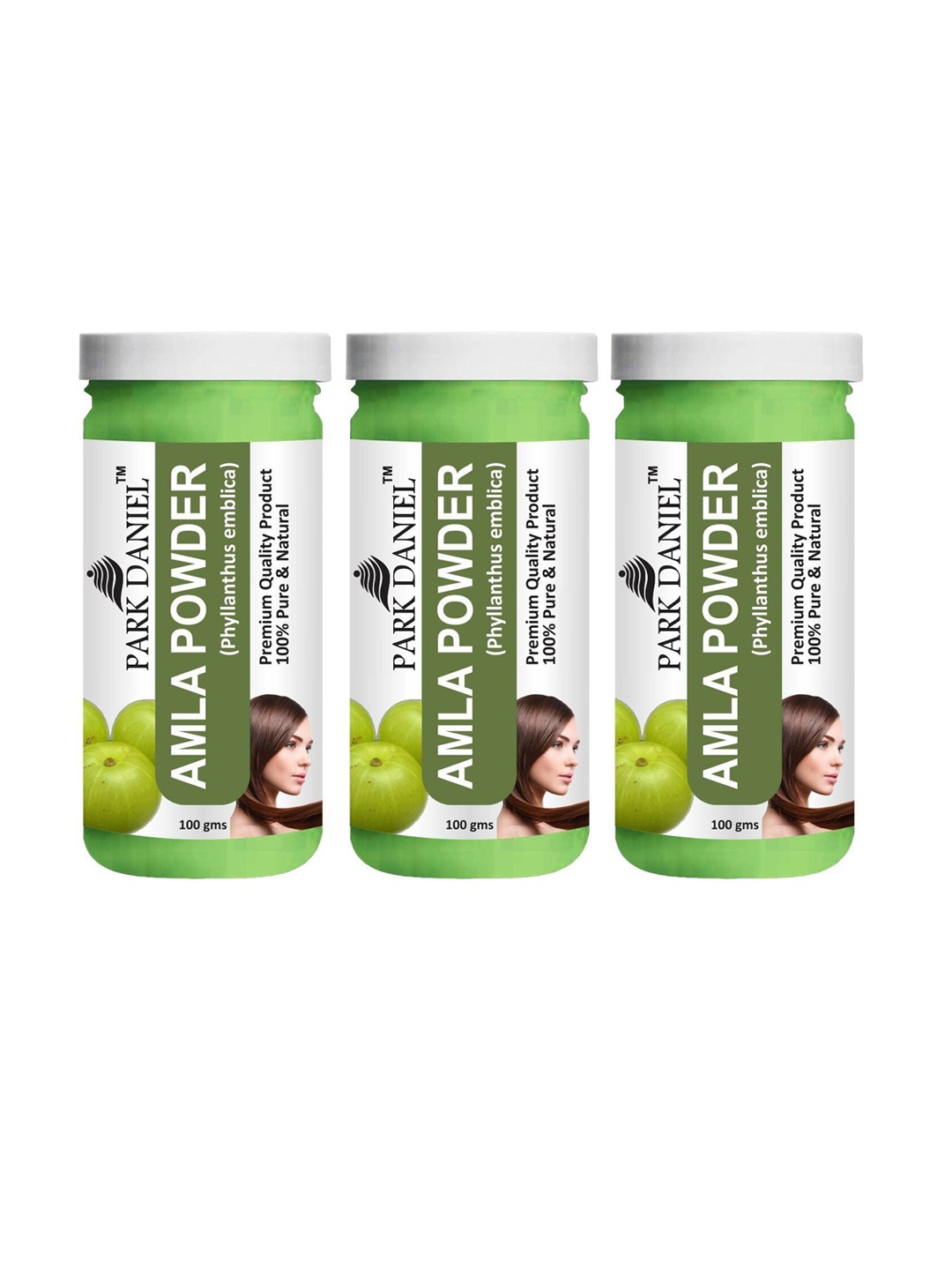 

Park Daniel Set Of 3 Amla Powder Hair & Face Mask Combo - 100 g Each, White
