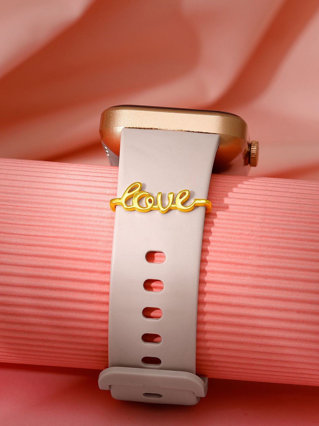 

GIVA 925 Sterling Silver Gold-Plated Love Watch Charms
