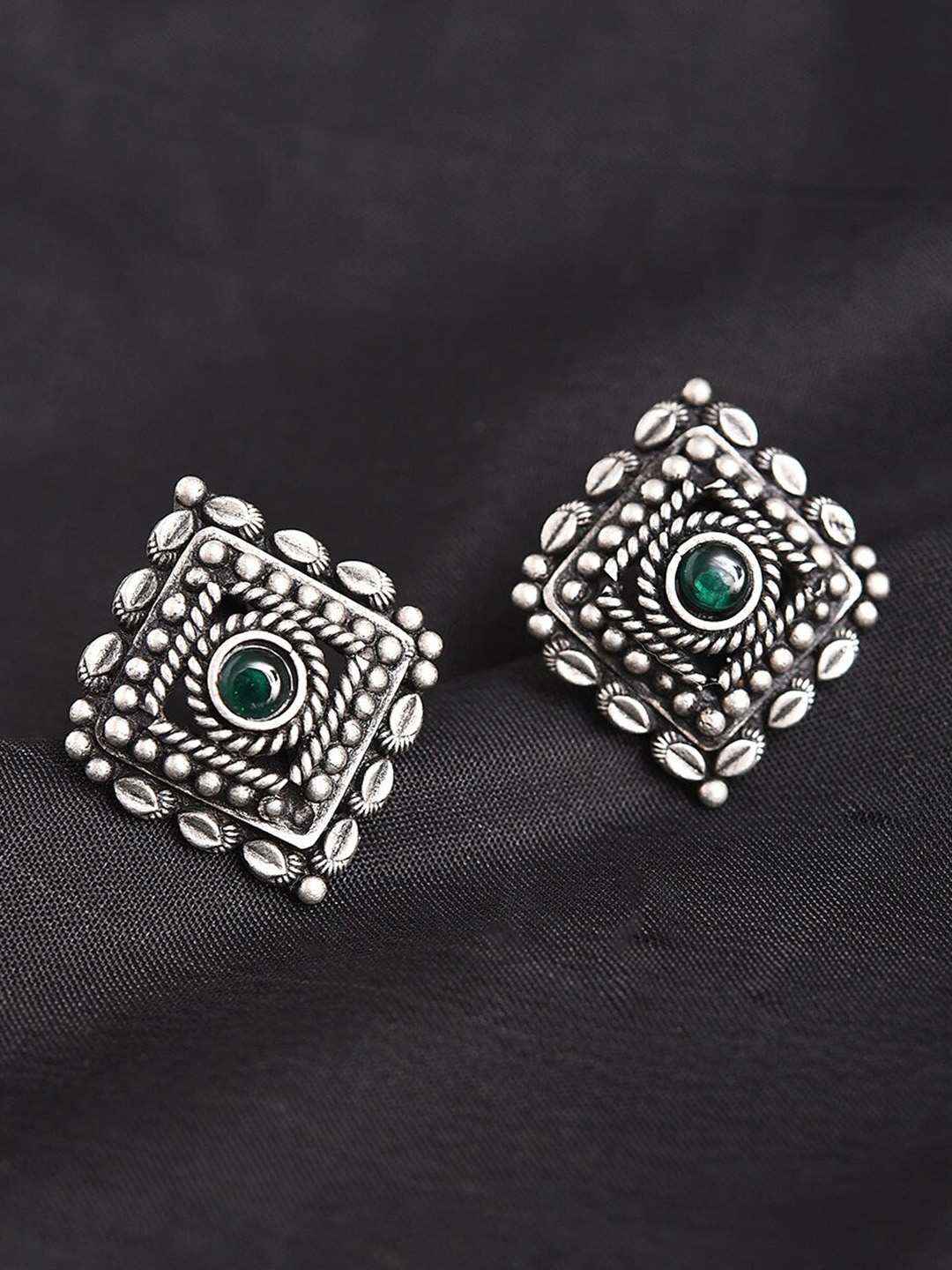 

JAYPORE Pure Silver Contemporary Studs