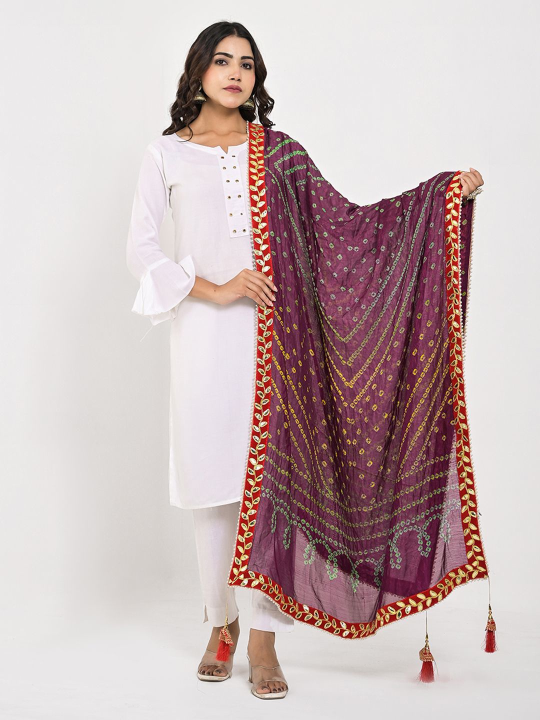 

Apratim Printed Dupatta, Purple