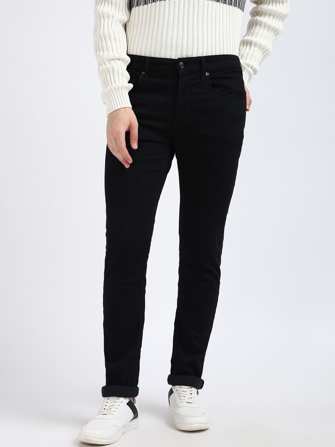 

Tommy Hilfiger Men Mid-Rise Jeans, Black