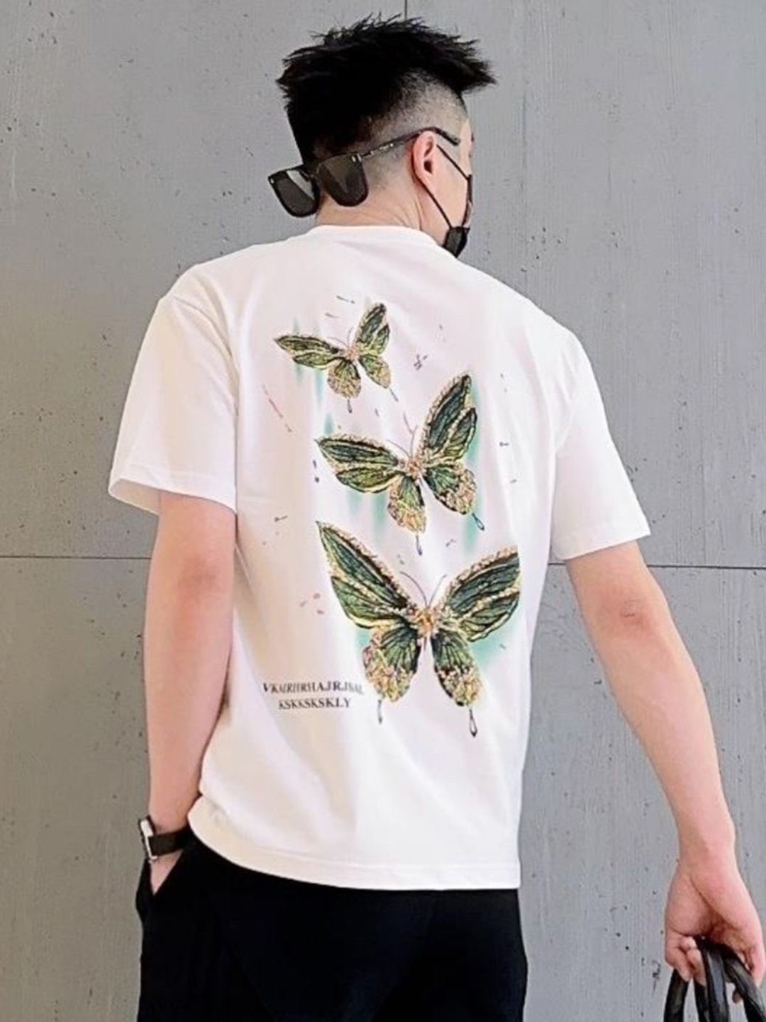 

StyleCast Men Graphic Printed Round Neck T-shirt, White
