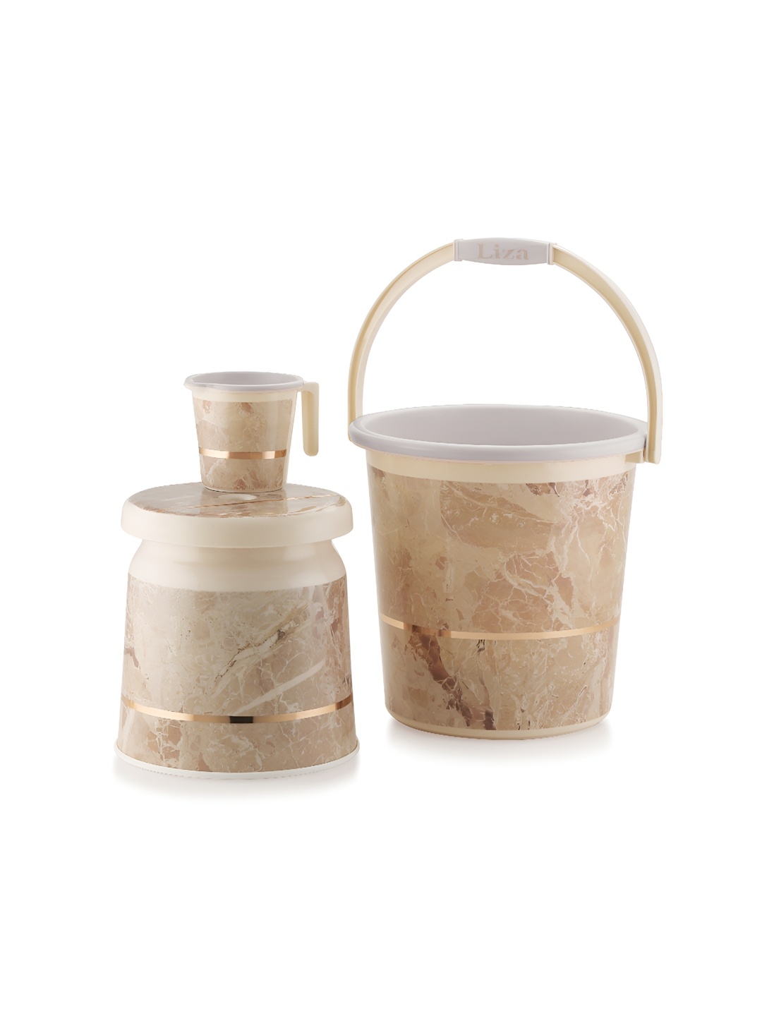 

NABHYA Beige 3 Plastic Core