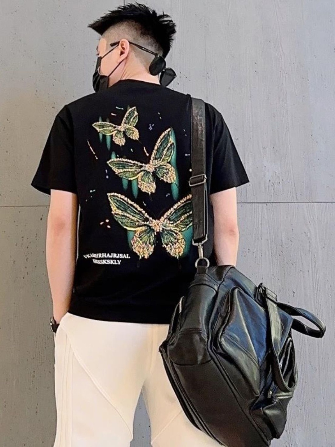 

StyleCast Men Graphic Printed Round Neck T-shirt, Black